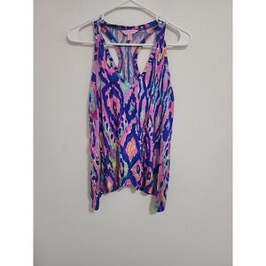 LILLY PULITZER Kiawah‎ Racer Back Tank Top XS